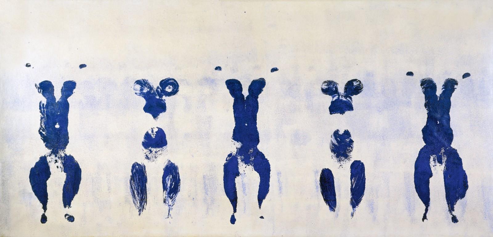 Yves Klein Anthropométrie De L époque Bleue