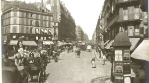 Rue-Lafayette-Promenades-dans-Paris-en-1889-photographie-de-Léon-et-Lévy