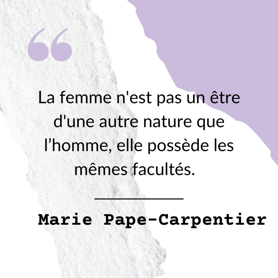 Marie pape carpentier talivera